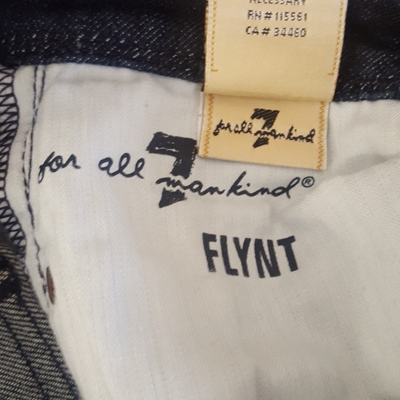 7 For All Mankind Flynt Flare Jeans - Picture 7 of 7